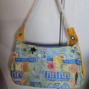 Andrea Tachiera Colorful Tropical Print Women's Bag